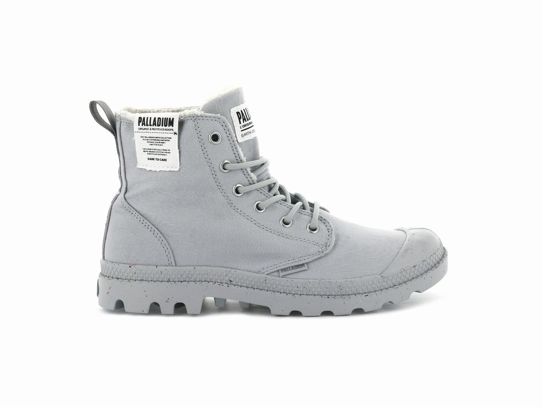 Palladium Pampa Earth Men's Boots Light Grey (DXHK25346)